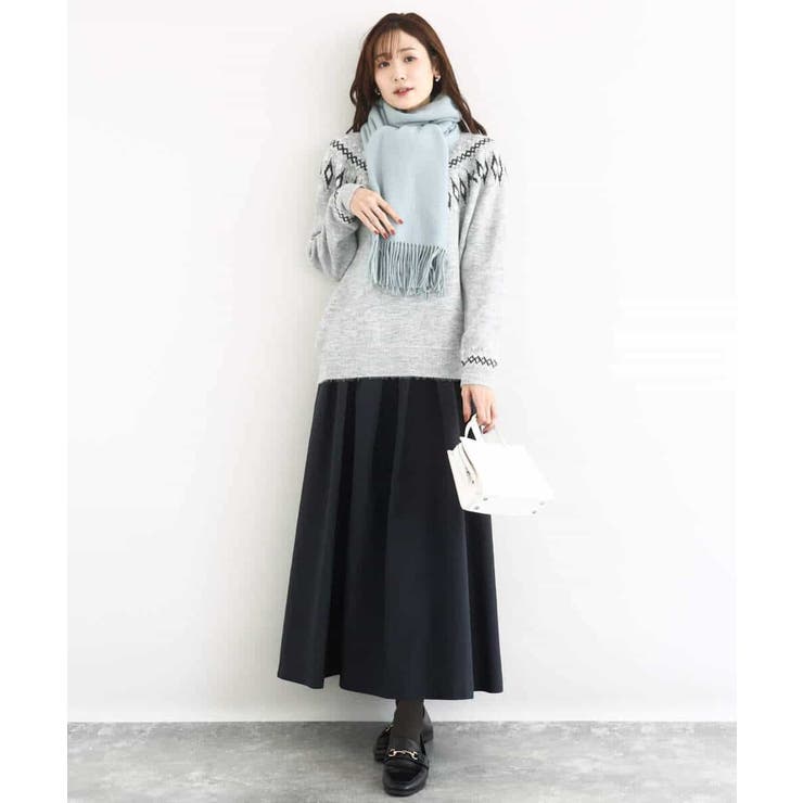 ノルディック柄ニット/洗える | MK MICHEL KLEIN | 詳細画像8 