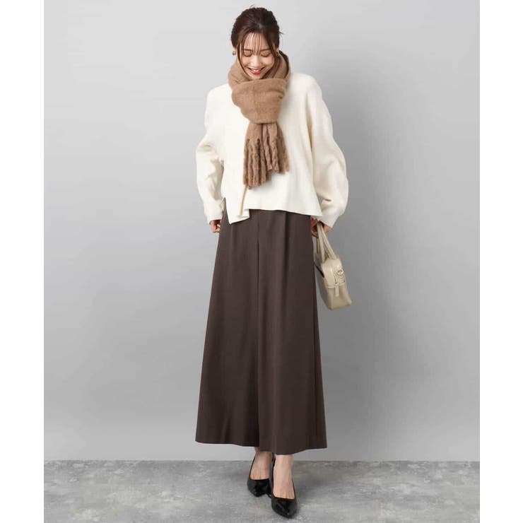 片畦編みVネックニット/洗える | MK MICHEL KLEIN | 詳細画像23 