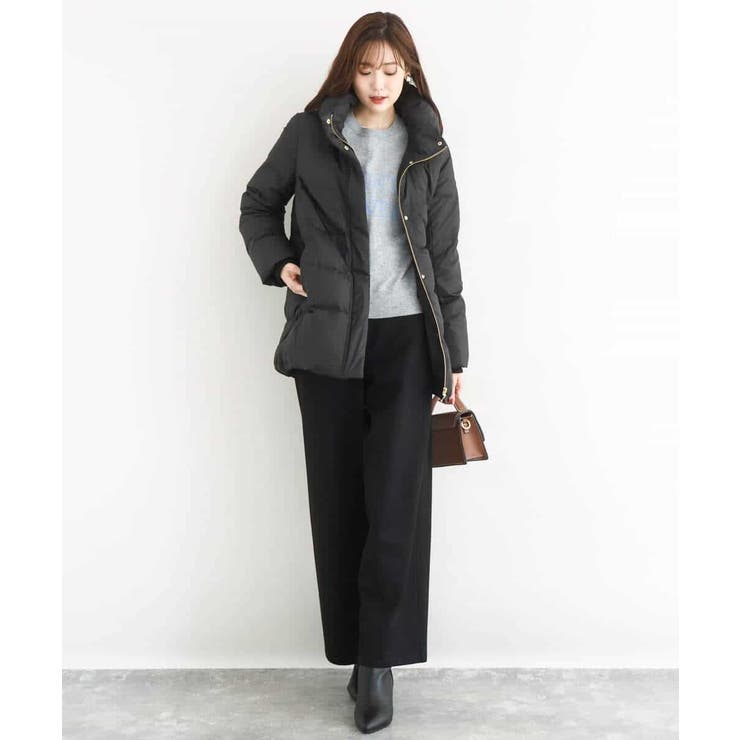 ロゴ入りウール混ニット/前後2way/洗える | MK MICHEL KLEIN | 詳細画像10 