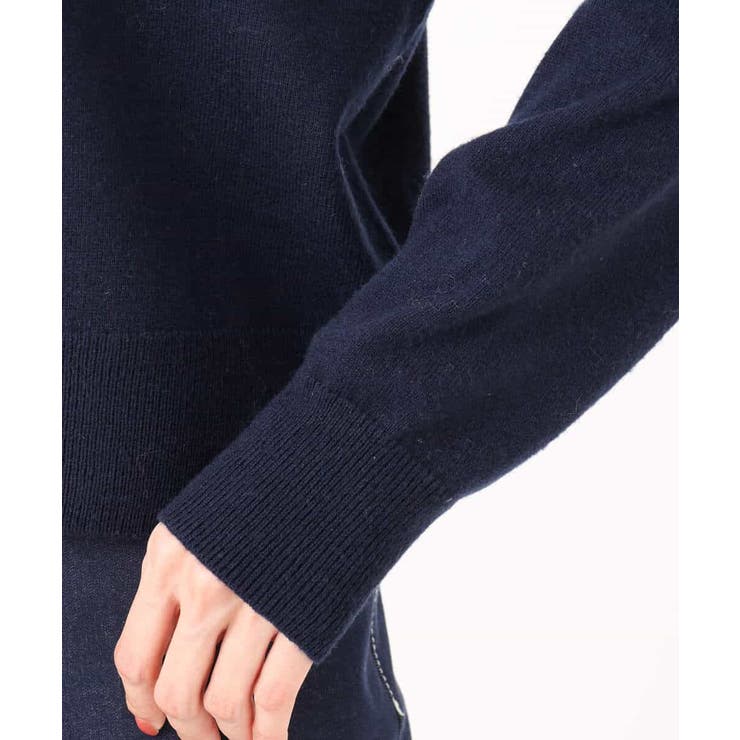 ロゴ入りウール混ニット/前後2way/洗える | MK MICHEL KLEIN | 詳細画像26 