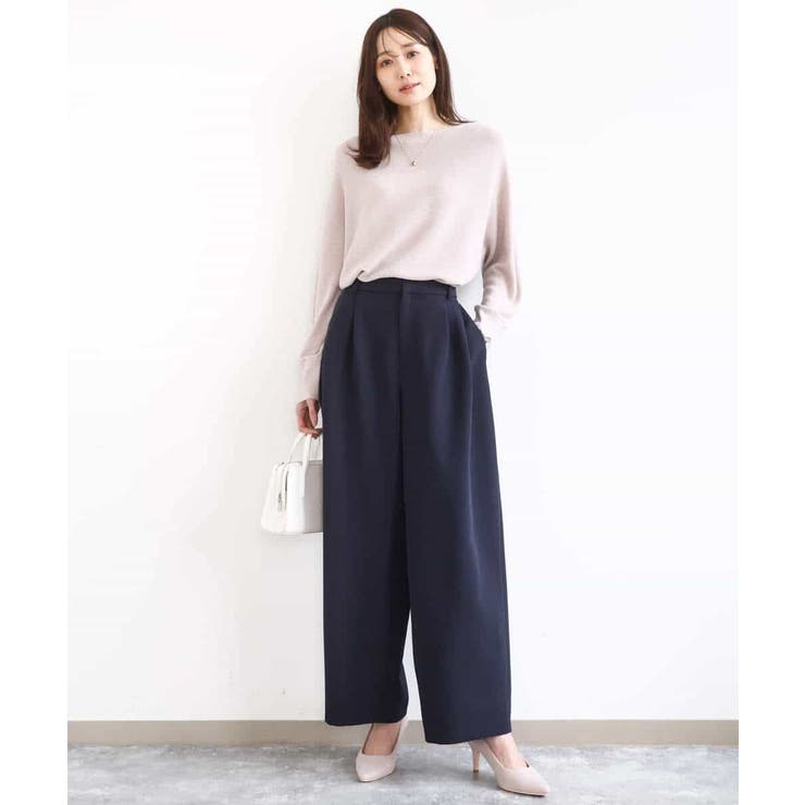 ラメ入りドルマンスリーブ畦編みニット/洗える | MK MICHEL KLEIN | 詳細画像32 