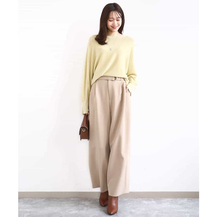 ラメ入りドルマンスリーブ畦編みニット/洗える | MK MICHEL KLEIN | 詳細画像35 