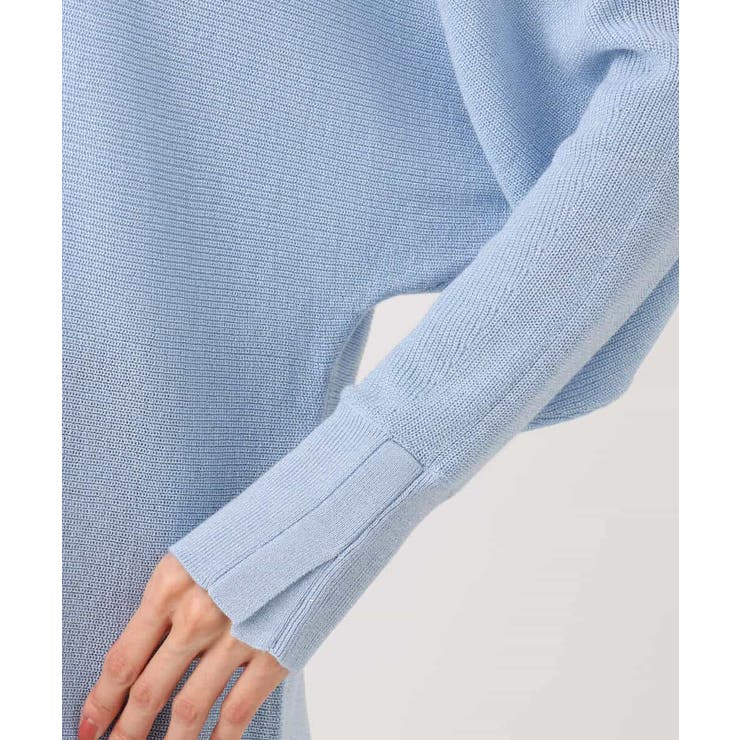 ラメ入りドルマンスリーブ畦編みニット/洗える | MK MICHEL KLEIN | 詳細画像50 