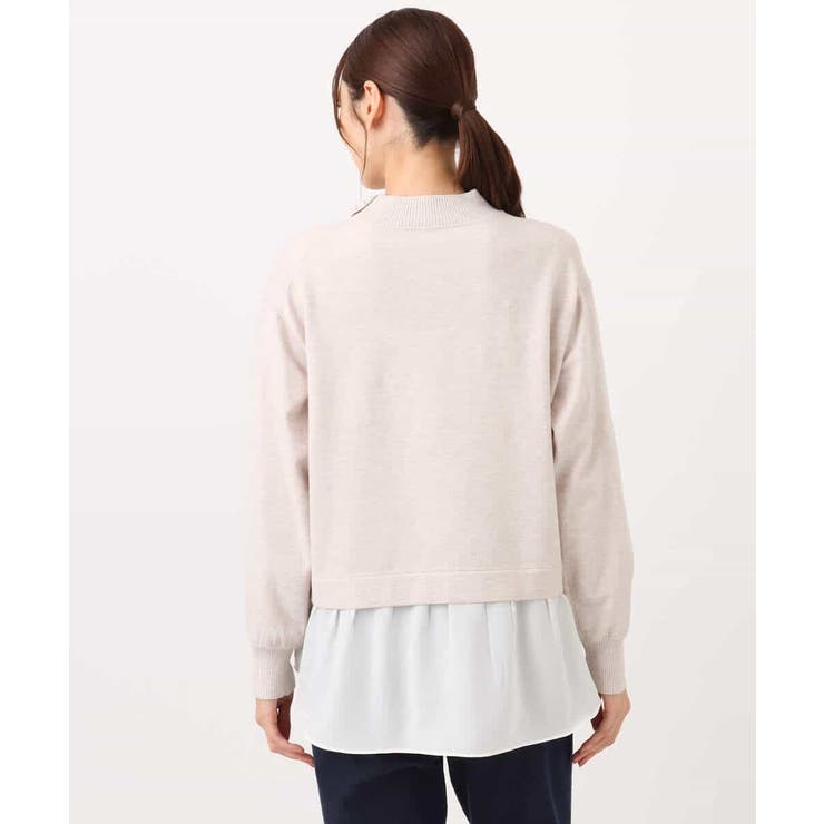 レイヤードデザインチュニックニット/洗える | MK MICHEL KLEIN | 詳細画像22 