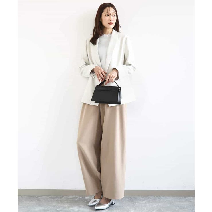 レースデザインコンパクトニット/洗える | MK MICHEL KLEIN | 詳細画像11 