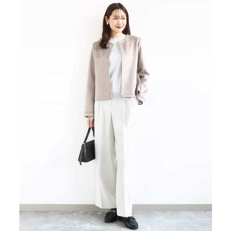 レースデザインコンパクトニット/洗える | MK MICHEL KLEIN | 詳細画像16 