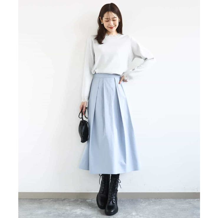 レースデザインコンパクトニット/洗える | MK MICHEL KLEIN | 詳細画像20 