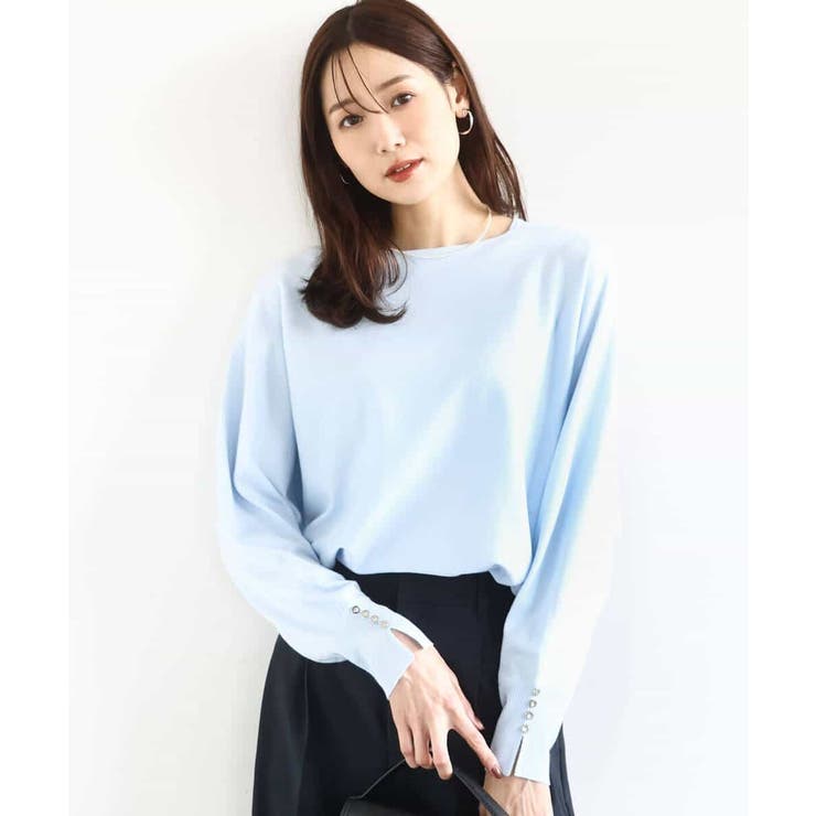 ドルマンスリーブニット/洗える | MK MICHEL KLEIN | 詳細画像4 