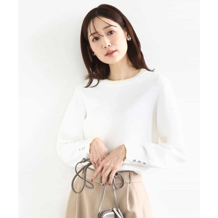 配色デザインニット/洗える | MK MICHEL KLEIN | 詳細画像2 