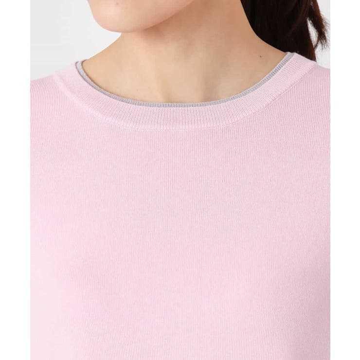 配色デザインニット/洗える | MK MICHEL KLEIN | 詳細画像28 