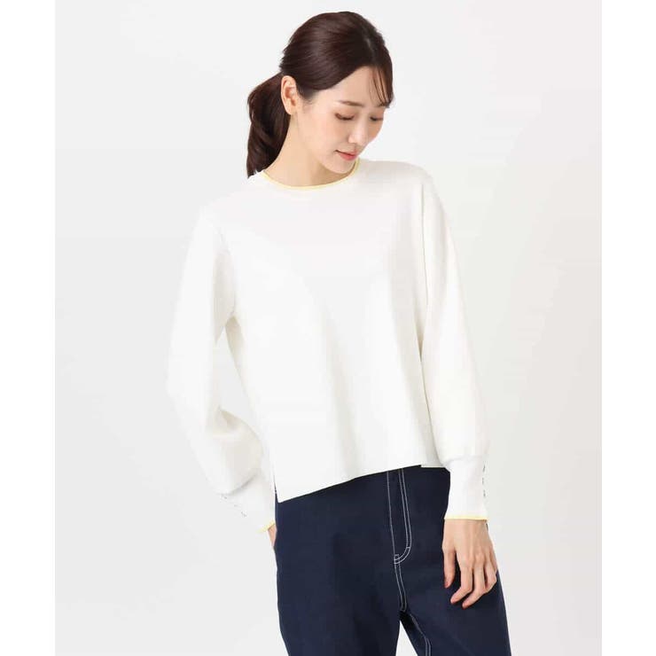 配色デザインニット/洗える | MK MICHEL KLEIN | 詳細画像35 