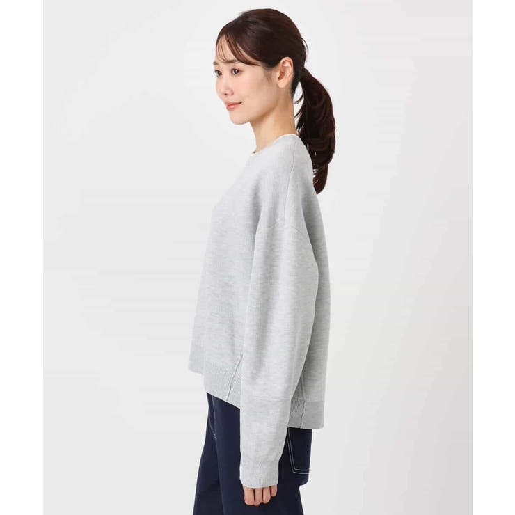 スウェットライククルーネックニット/洗える | MK MICHEL KLEIN | 詳細画像15 