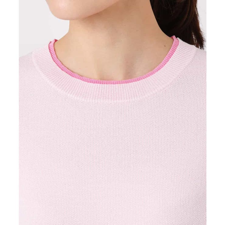 スウェットライククルーネックニット/洗える | MK MICHEL KLEIN | 詳細画像24 