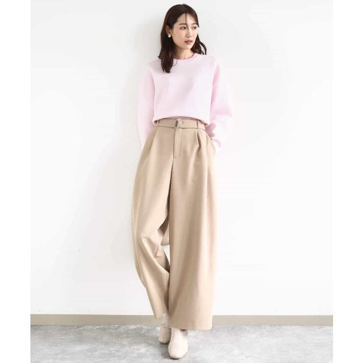 スウェットライククルーネックニット/洗える | MK MICHEL KLEIN | 詳細画像9 