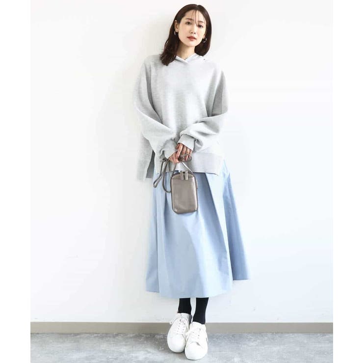 スウェットライクニットフーディー/洗える | MK MICHEL KLEIN | 詳細画像14 