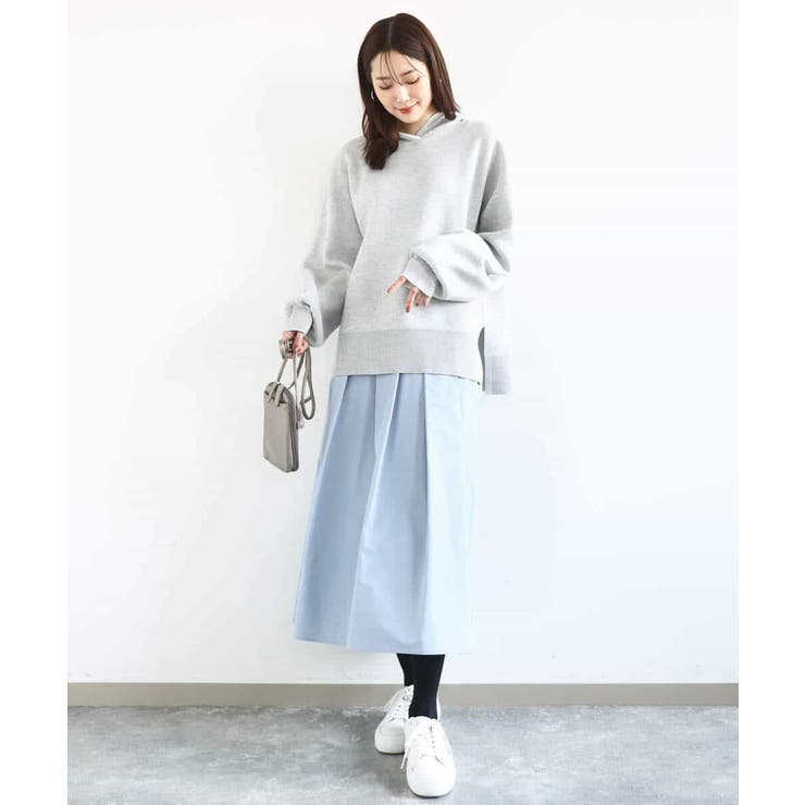 スウェットライクニットフーディー/洗える | MK MICHEL KLEIN | 詳細画像16 