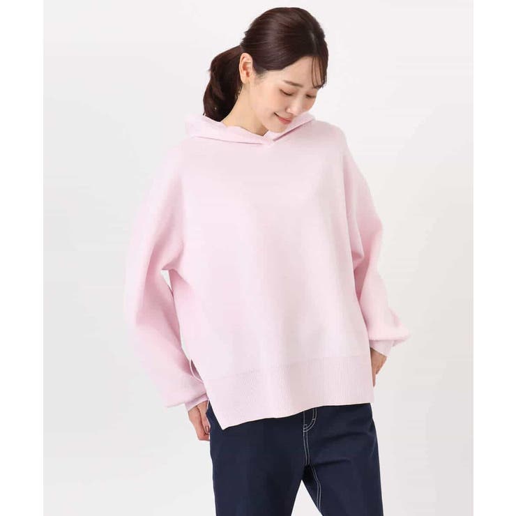 スウェットライクニットフーディー/洗える | MK MICHEL KLEIN | 詳細画像27 