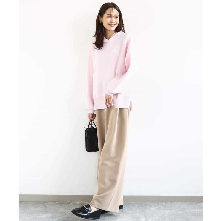 スウェットライクニットフーディー/洗える | MK MICHEL KLEIN | 詳細画像3 