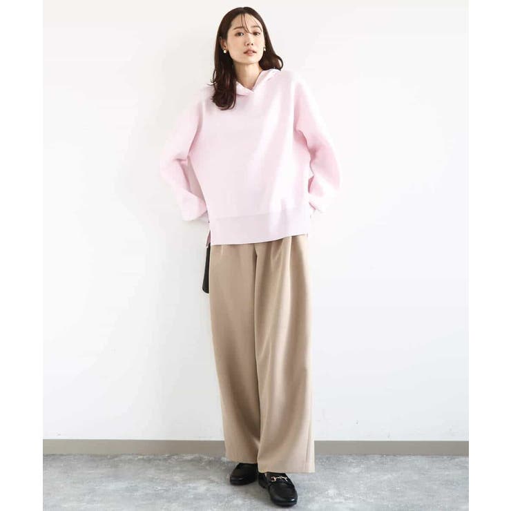 スウェットライクニットフーディー/洗える | MK MICHEL KLEIN | 詳細画像5 