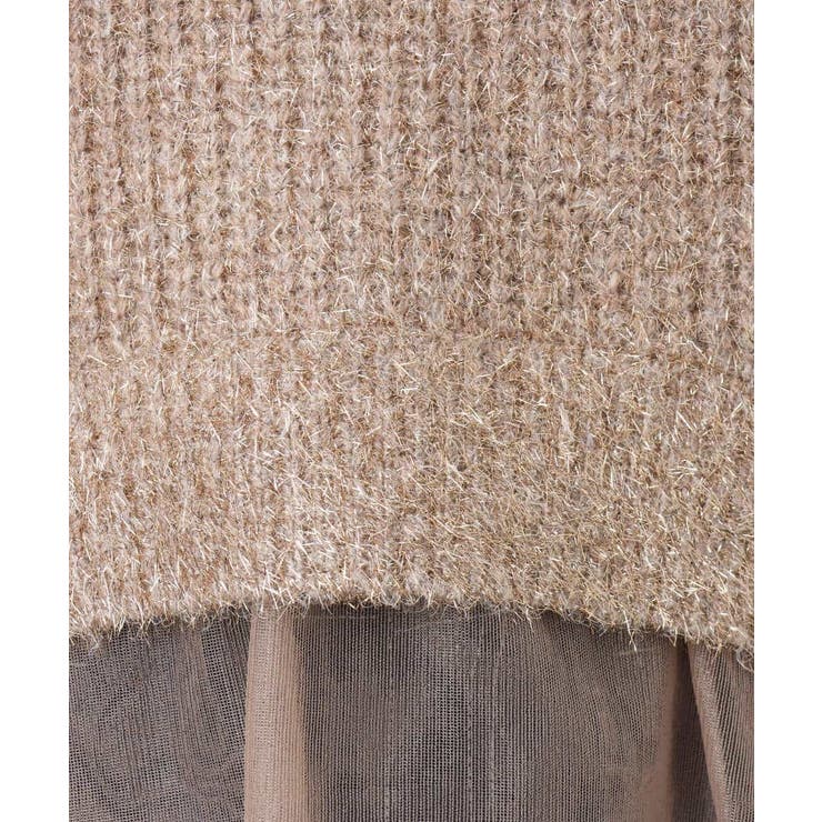 ミニフリルデザインキラキラニット/洗える | MK MICHEL KLEIN | 詳細画像17 