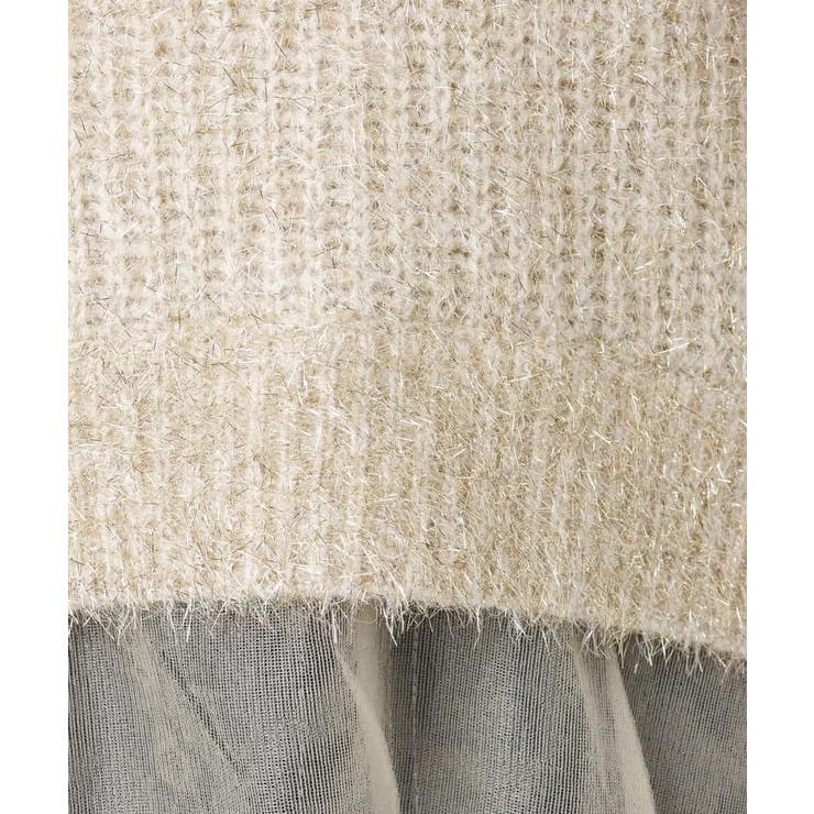 ミニフリルデザインキラキラニット/洗える | MK MICHEL KLEIN | 詳細画像20 