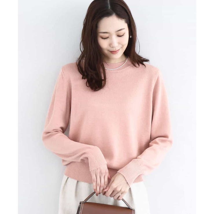 キラキラ ラメニットプルオーバー/洗える | MK MICHEL KLEIN | 詳細画像14 