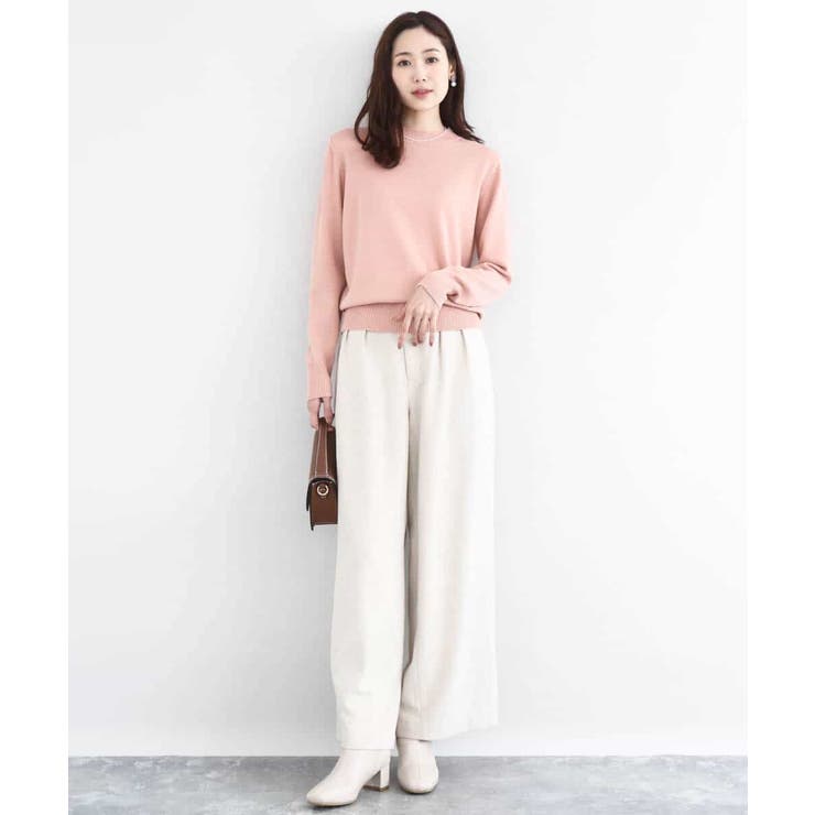 キラキラ ラメニットプルオーバー/洗える | MK MICHEL KLEIN | 詳細画像16 