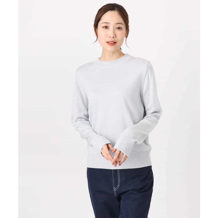 キラキラ ラメニットプルオーバー/洗える | MK MICHEL KLEIN | 詳細画像28 