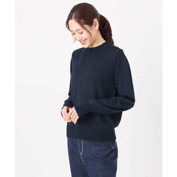 キラキラ ラメニットプルオーバー/洗える | MK MICHEL KLEIN | 詳細画像32 