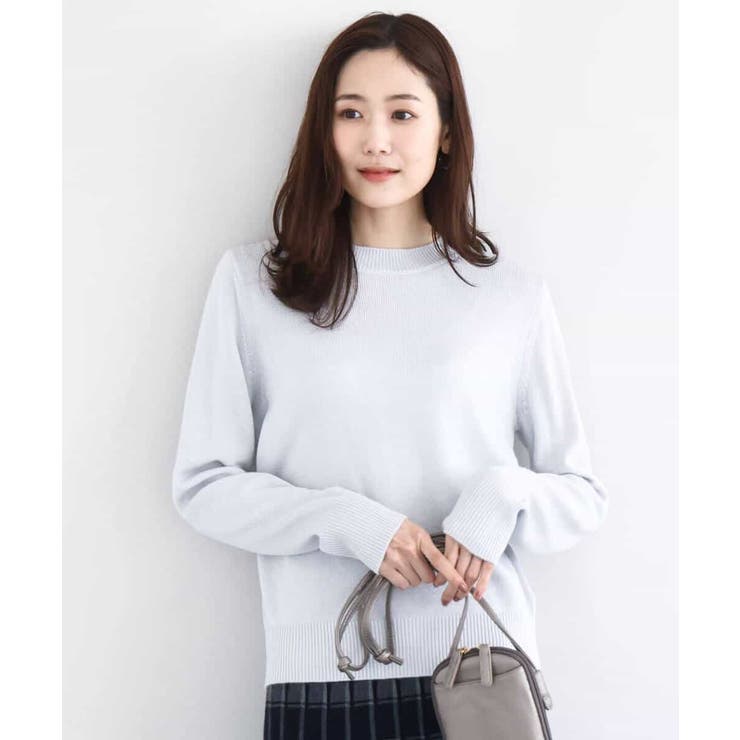 キラキラ ラメニットプルオーバー/洗える | MK MICHEL KLEIN | 詳細画像6 