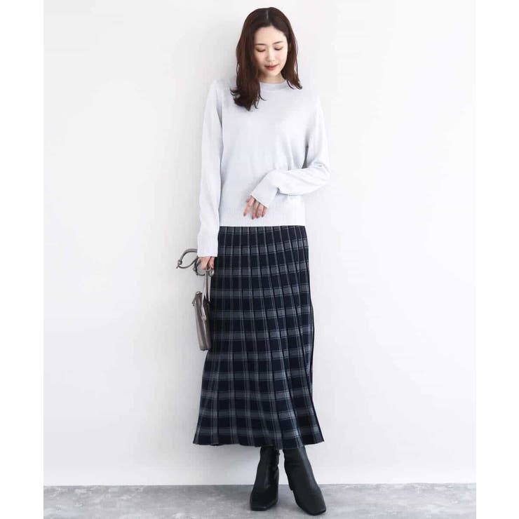 キラキラ ラメニットプルオーバー/洗える | MK MICHEL KLEIN | 詳細画像8 