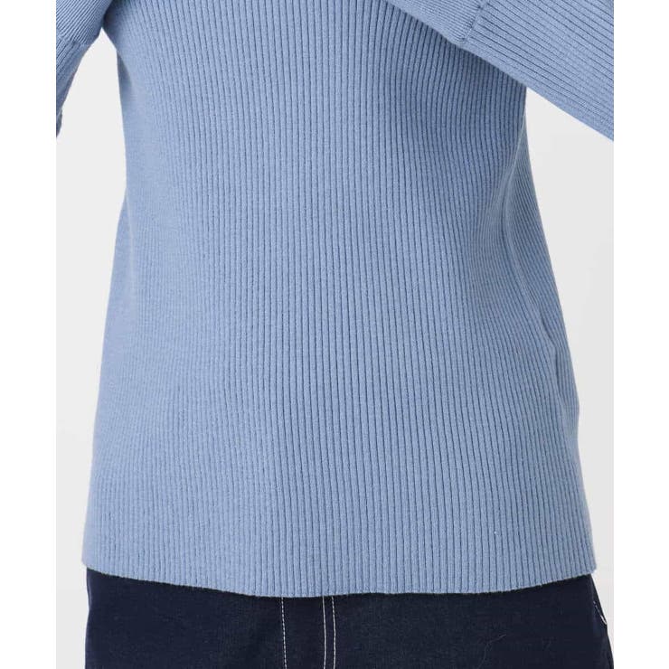 千鳥格子柄シフォンレイヤード風ハイゲージニット/洗える | MK MICHEL KLEIN | 詳細画像19 