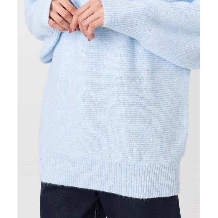 シャドーボーダー調ドルマンニット/洗える | MK MICHEL KLEIN | 詳細画像23 