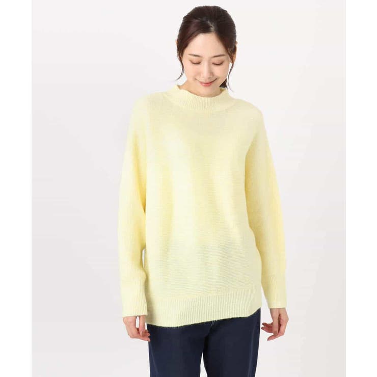 シャドーボーダー調ドルマンニット/洗える | MK MICHEL KLEIN | 詳細画像29 