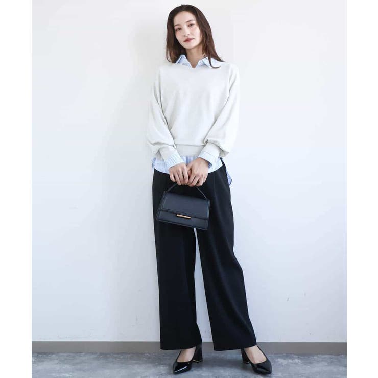 前後2wayラメドルマンニット/洗える | MK MICHEL KLEIN | 詳細画像16 