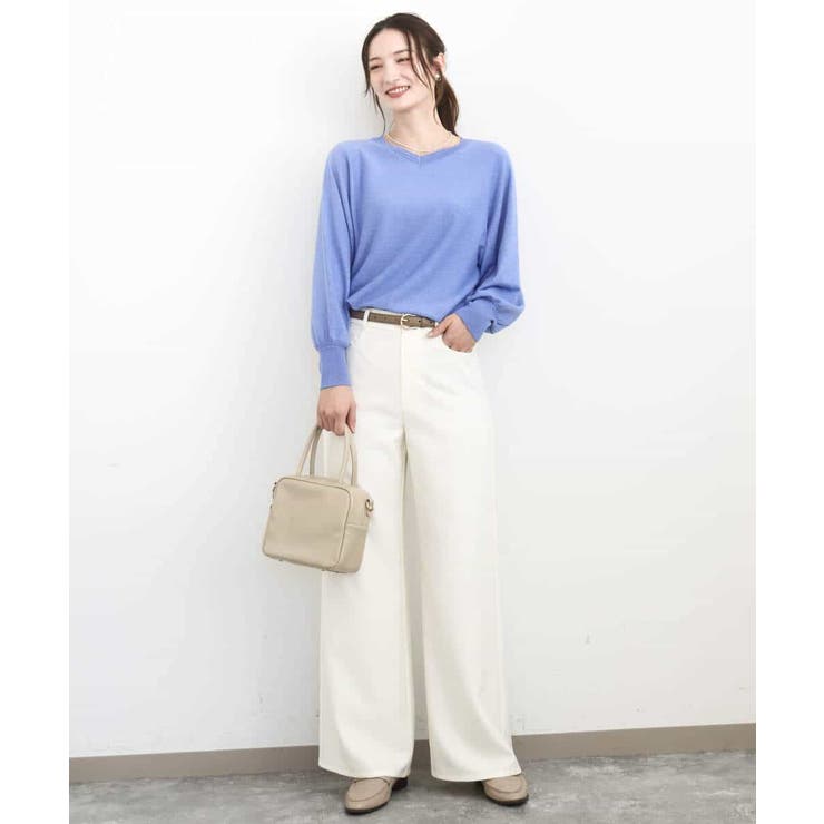 前後2wayラメドルマンニット/洗える | MK MICHEL KLEIN | 詳細画像18 