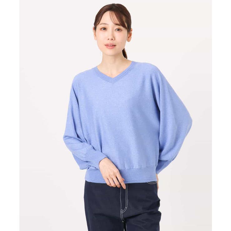 前後2wayラメドルマンニット/洗える | MK MICHEL KLEIN | 詳細画像21 