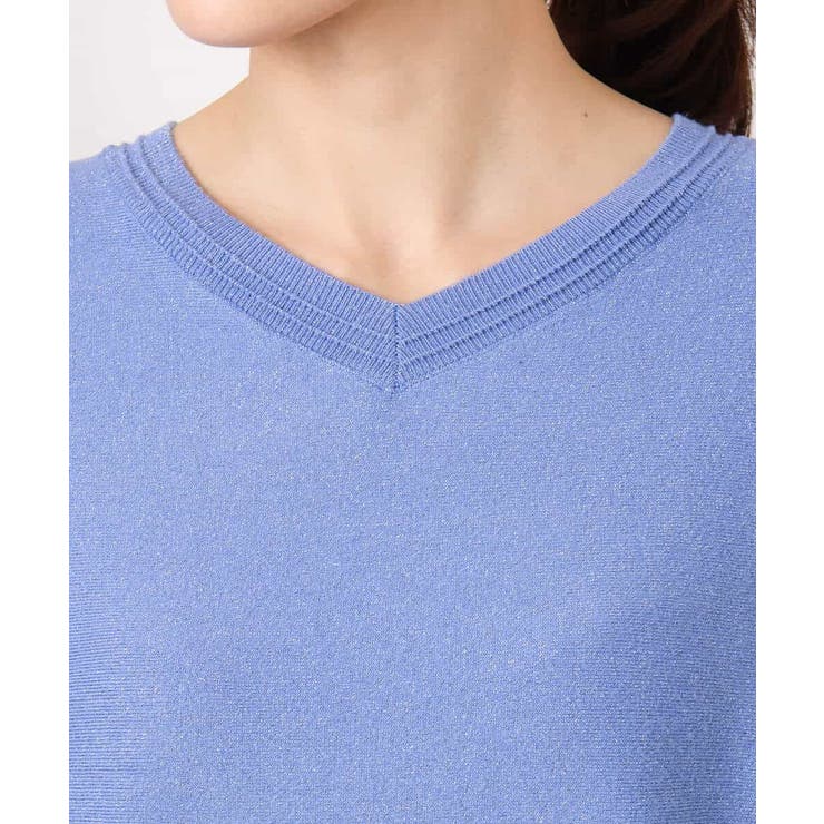 前後2wayラメドルマンニット/洗える | MK MICHEL KLEIN | 詳細画像24 