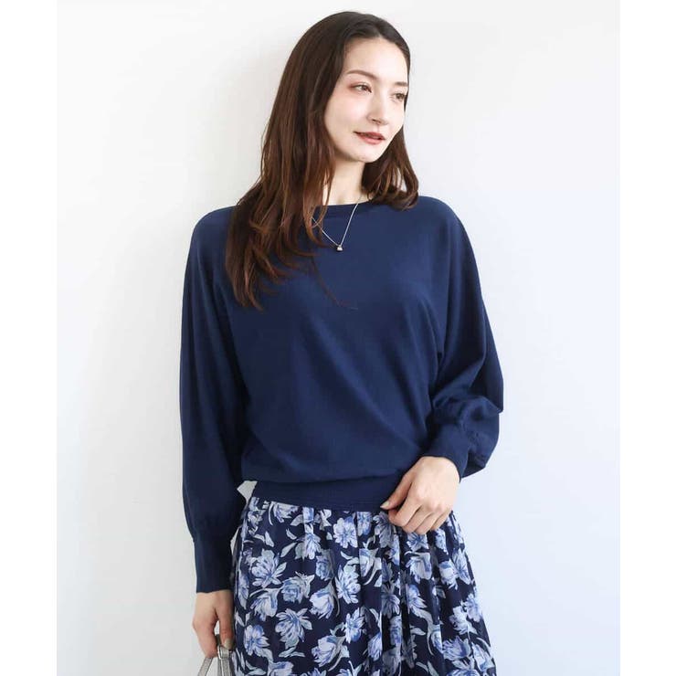 前後2wayラメドルマンニット/洗える | MK MICHEL KLEIN | 詳細画像9 