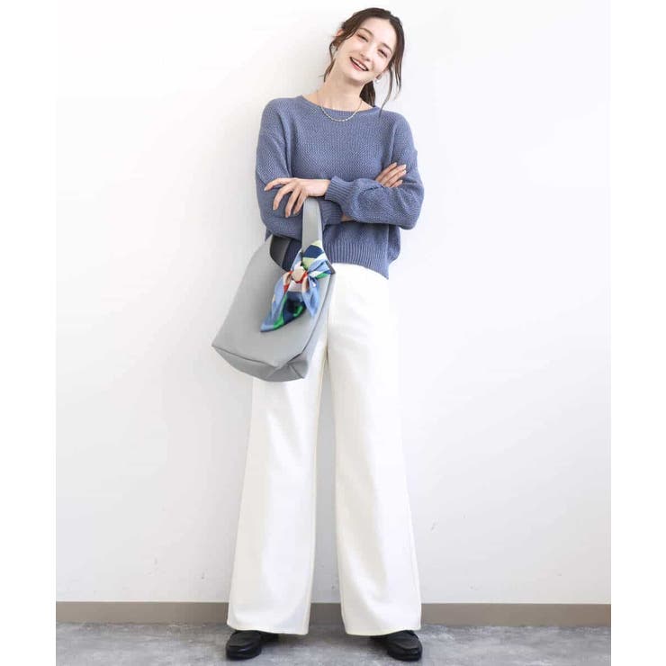 鹿の子編みニット/洗える | MK MICHEL KLEIN | 詳細画像14 