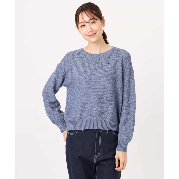 鹿の子編みニット/洗える | MK MICHEL KLEIN | 詳細画像16 