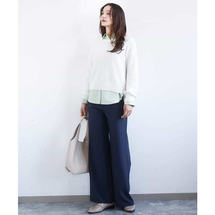 鹿の子編みニット/洗える | MK MICHEL KLEIN | 詳細画像3 