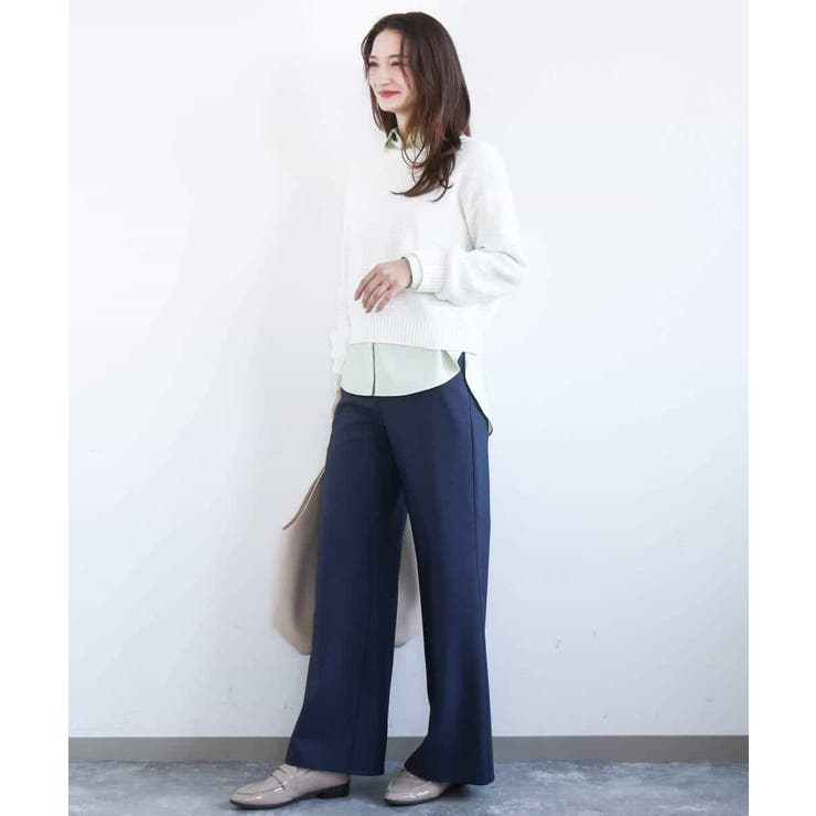 鹿の子編みニット/洗える | MK MICHEL KLEIN | 詳細画像4 