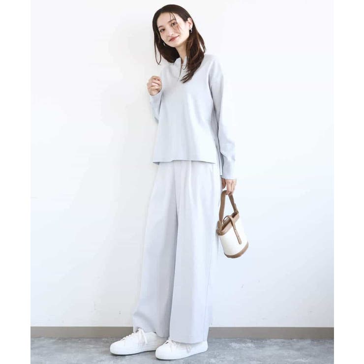 フロントファスナーデザインニット/洗える | MK MICHEL KLEIN | 詳細画像11 