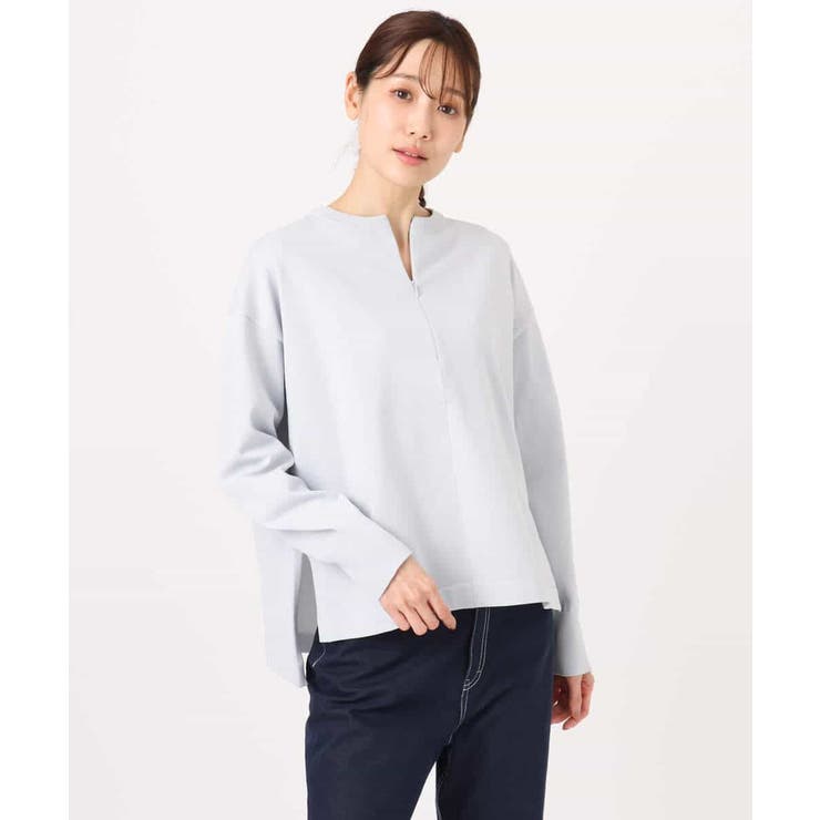 フロントファスナーデザインニット/洗える | MK MICHEL KLEIN | 詳細画像16 