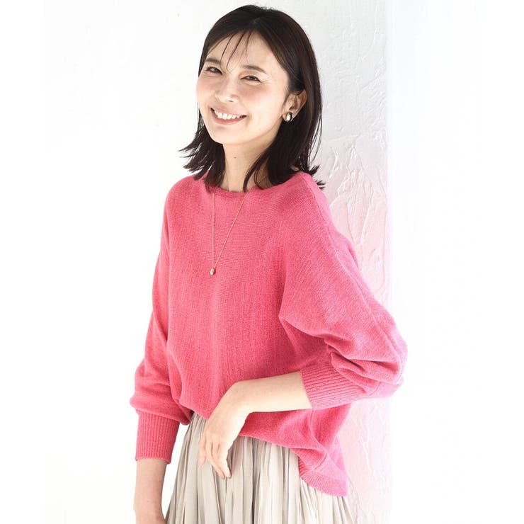 テープヤーンドルマンニット/洗える | MK MICHEL KLEIN | 詳細画像1 