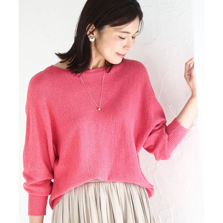 テープヤーンドルマンニット/洗える | MK MICHEL KLEIN | 詳細画像17 