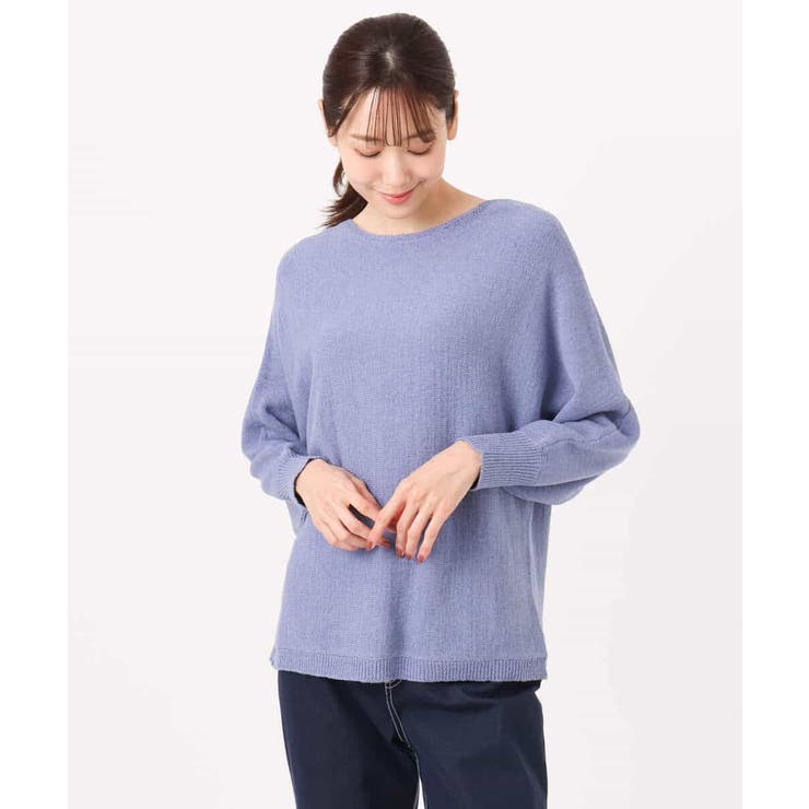 テープヤーンドルマンニット/洗える | MK MICHEL KLEIN | 詳細画像23 