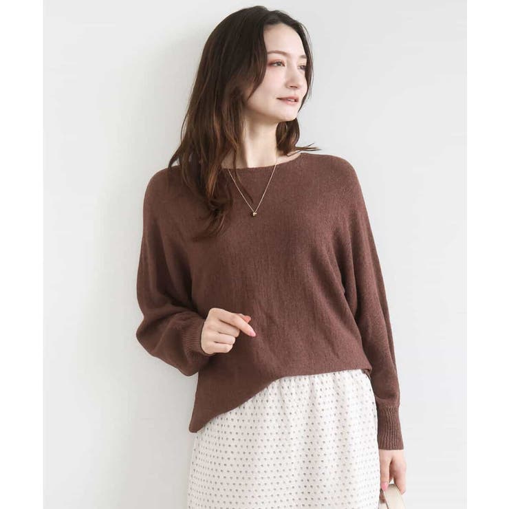 テープヤーンドルマンニット/洗える | MK MICHEL KLEIN | 詳細画像9 