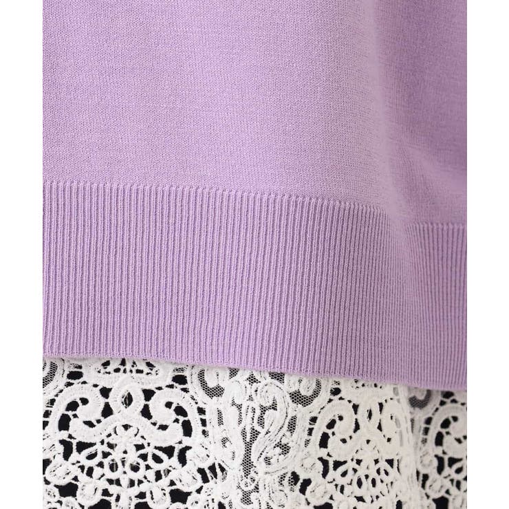 ハイゲージニット×裾レースタンクトップセット/洗える | MK MICHEL KLEIN | 詳細画像20 